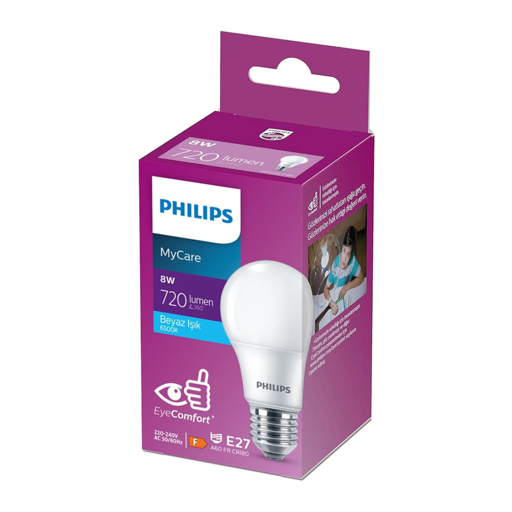 PHİLİPS LED 8 WATT AMPÜL BEYAZ X 12AD