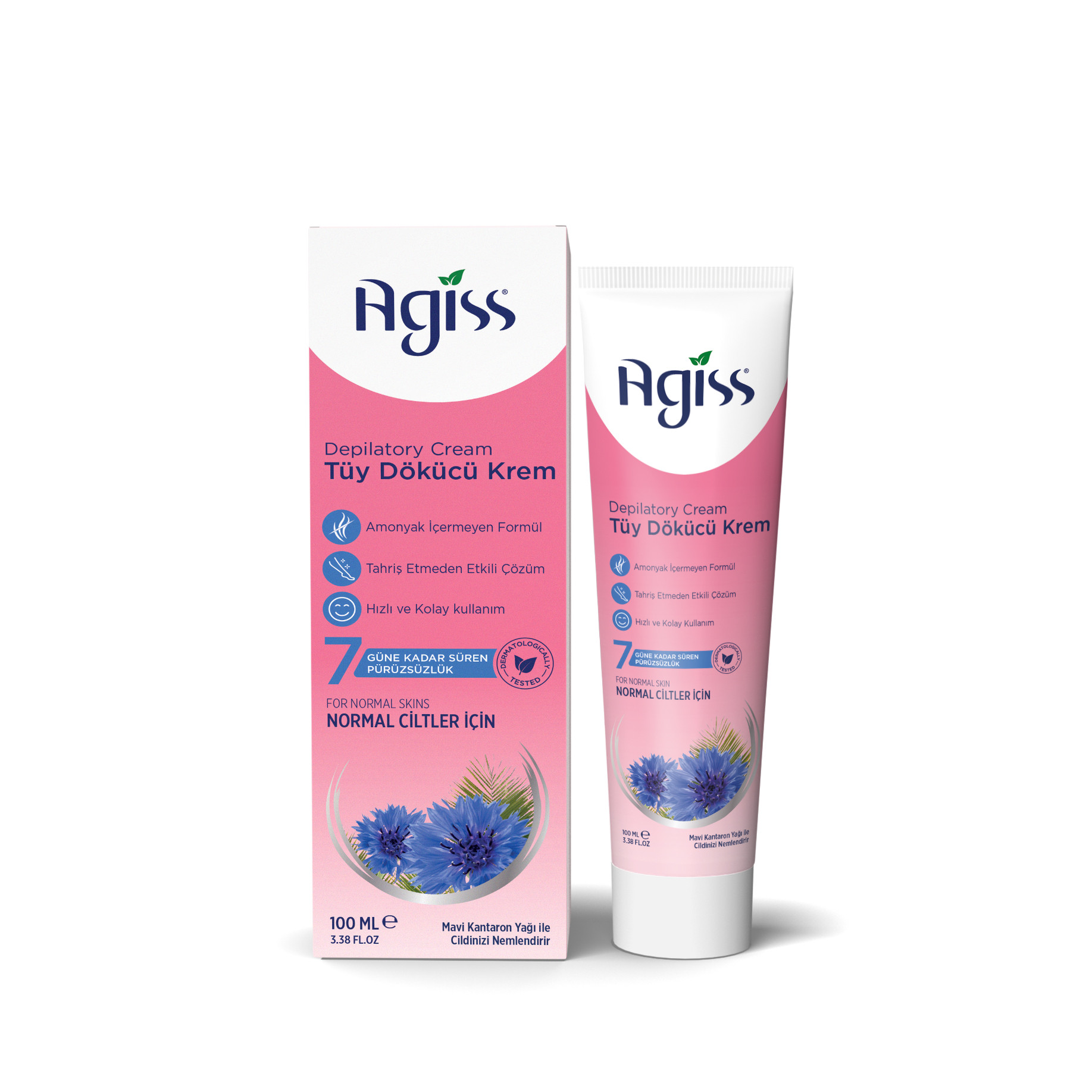 AGİSS TÜY DÖK.KREM 100ML NORMAL CİLTLER X 12AD