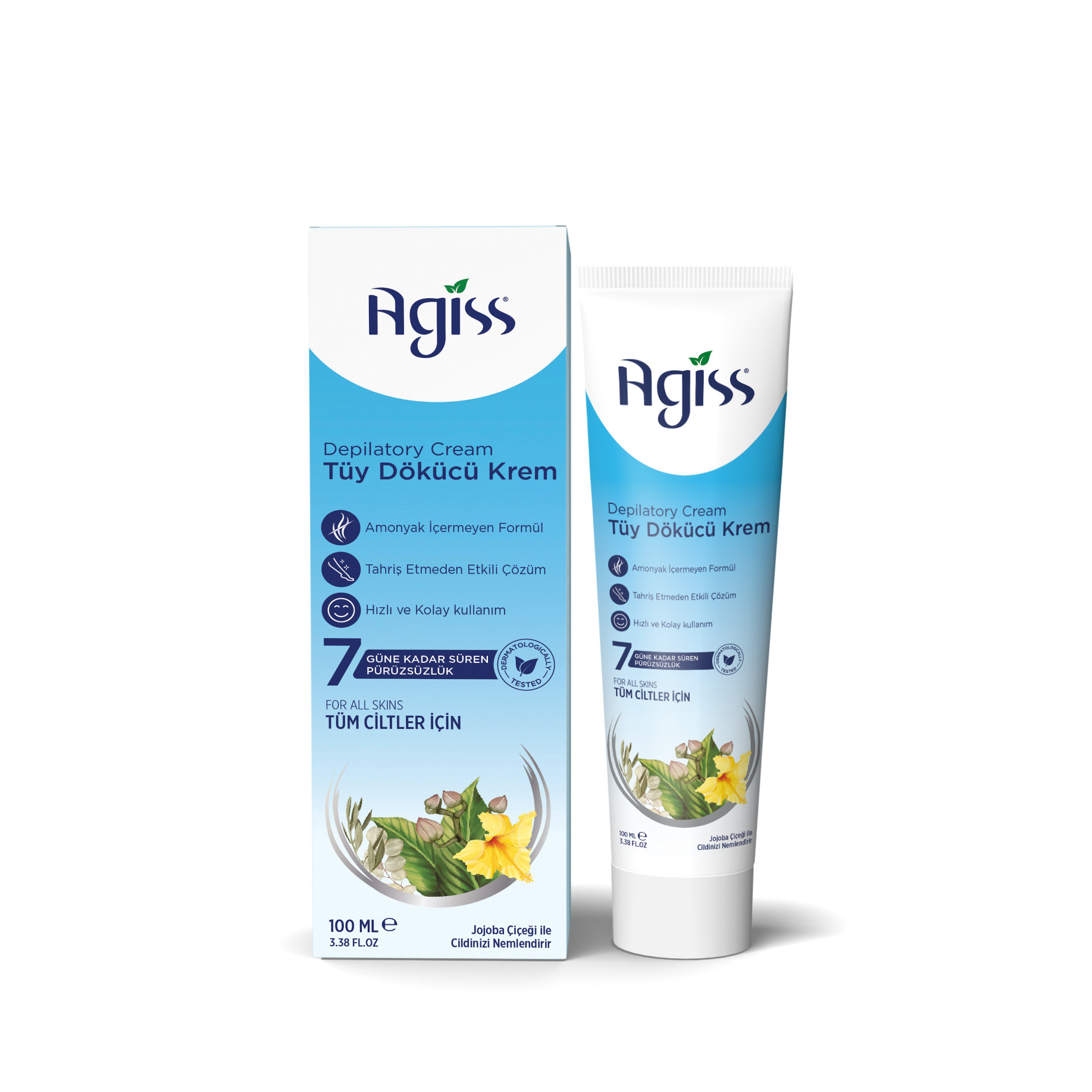 AGİSS TÜY DÖK.KREM 100ML TÜM CİLTLER X 12AD